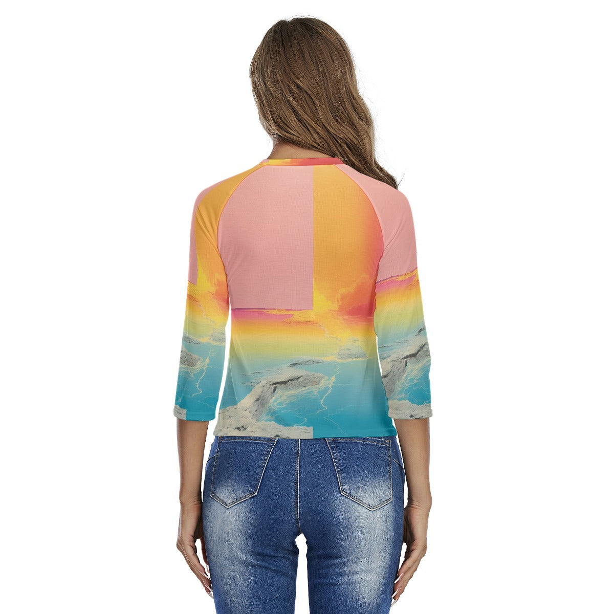 All-Over Print Women's Raglan Sleeves T-shirts