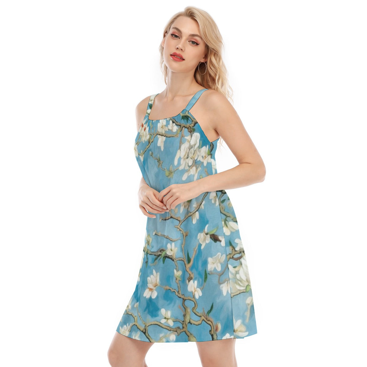 All-Over Print Women's O-neck Cami Dress