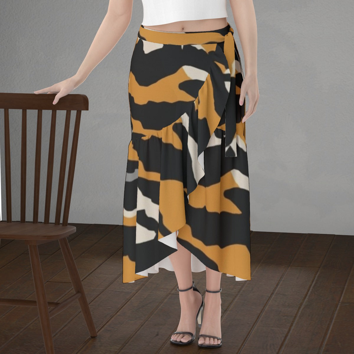 All-Over Print Women's Wrap Skirt