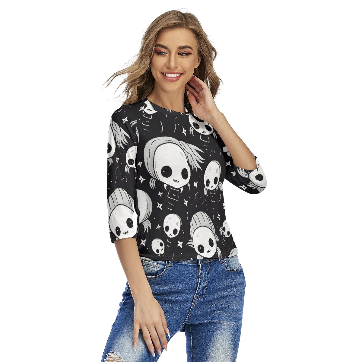 All-Over Print Women's Raglan Sleeves T-shirts