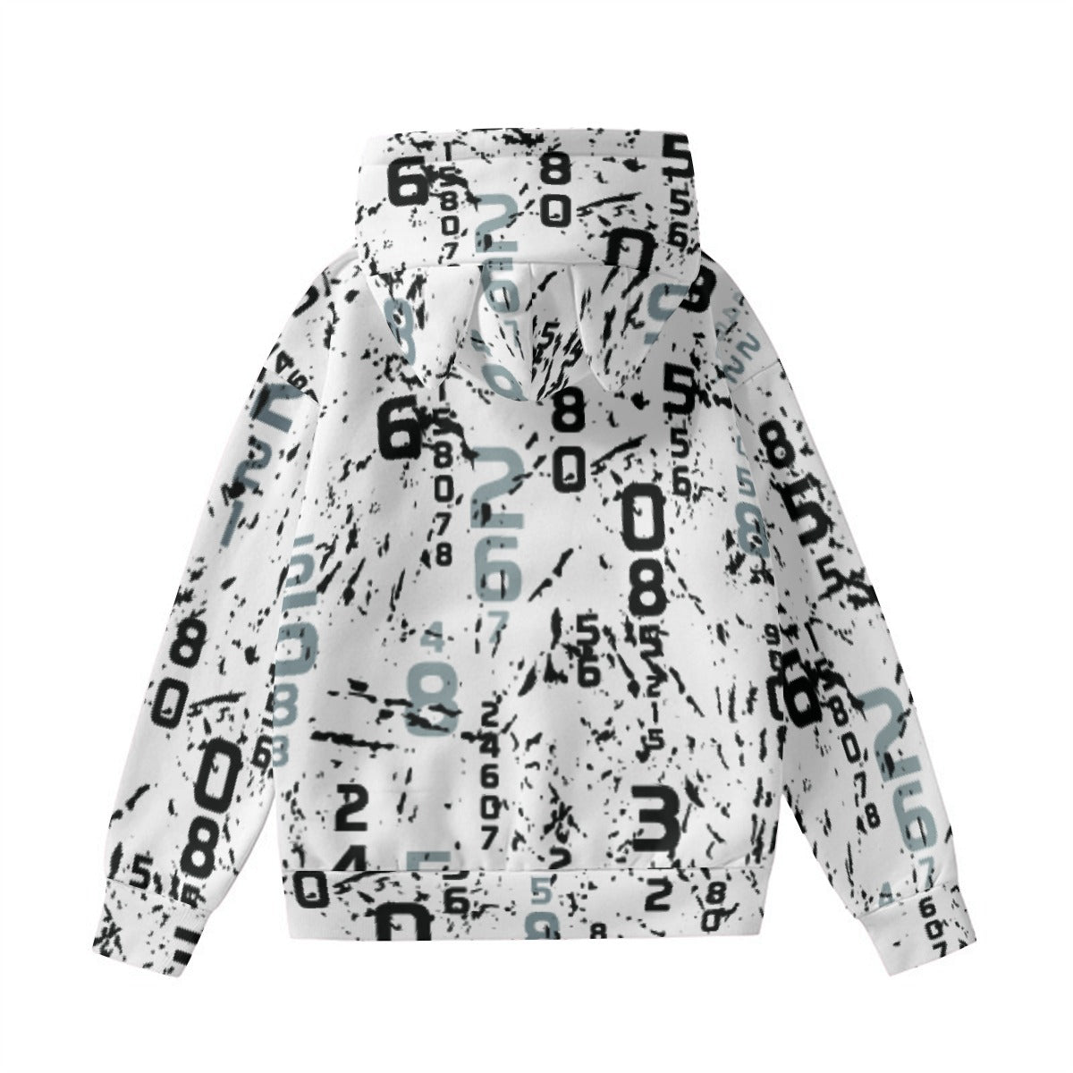 All-Over Print Women’s Hoodie With Decorative Ears