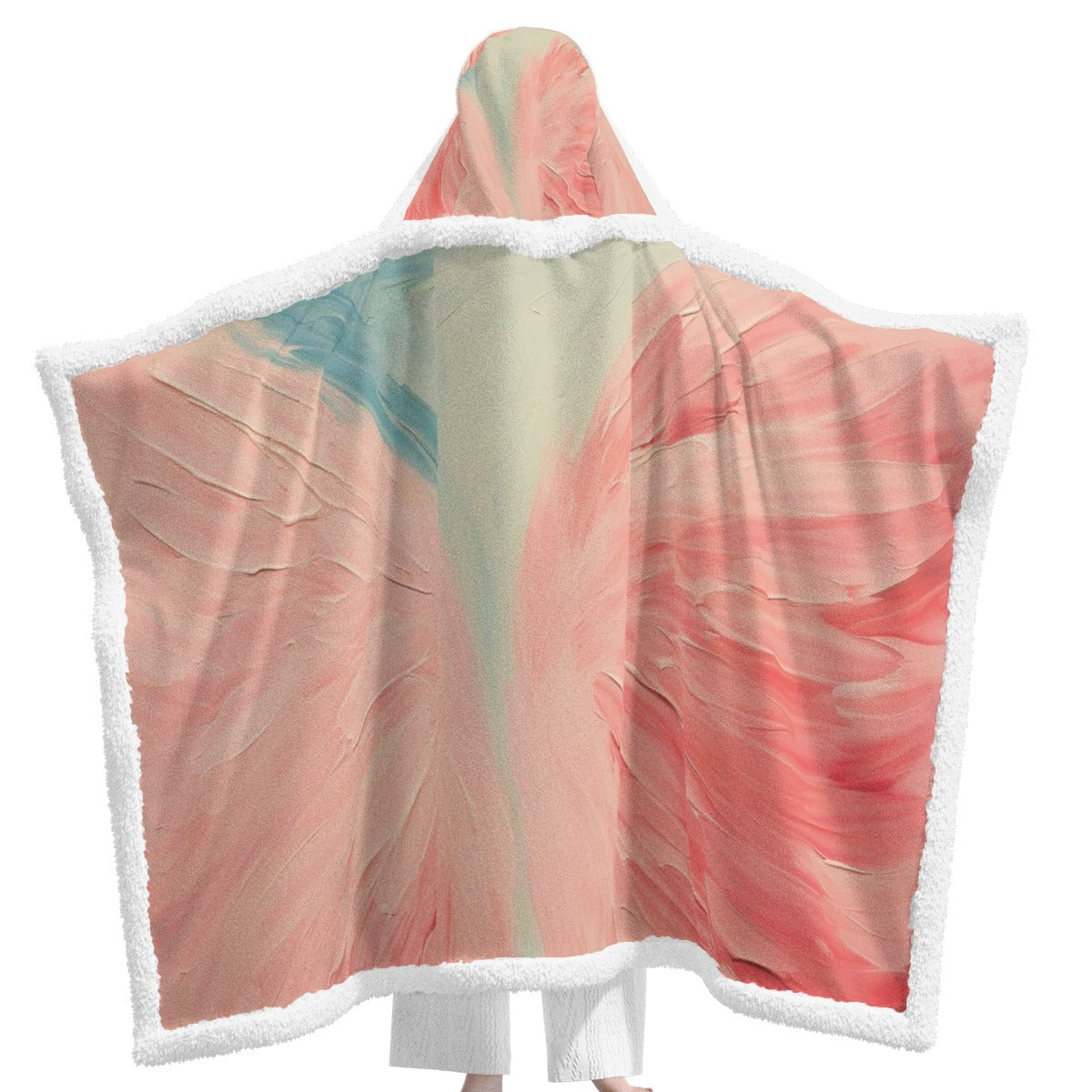 All-Over Print Unisex Wearable Hooded Blanket