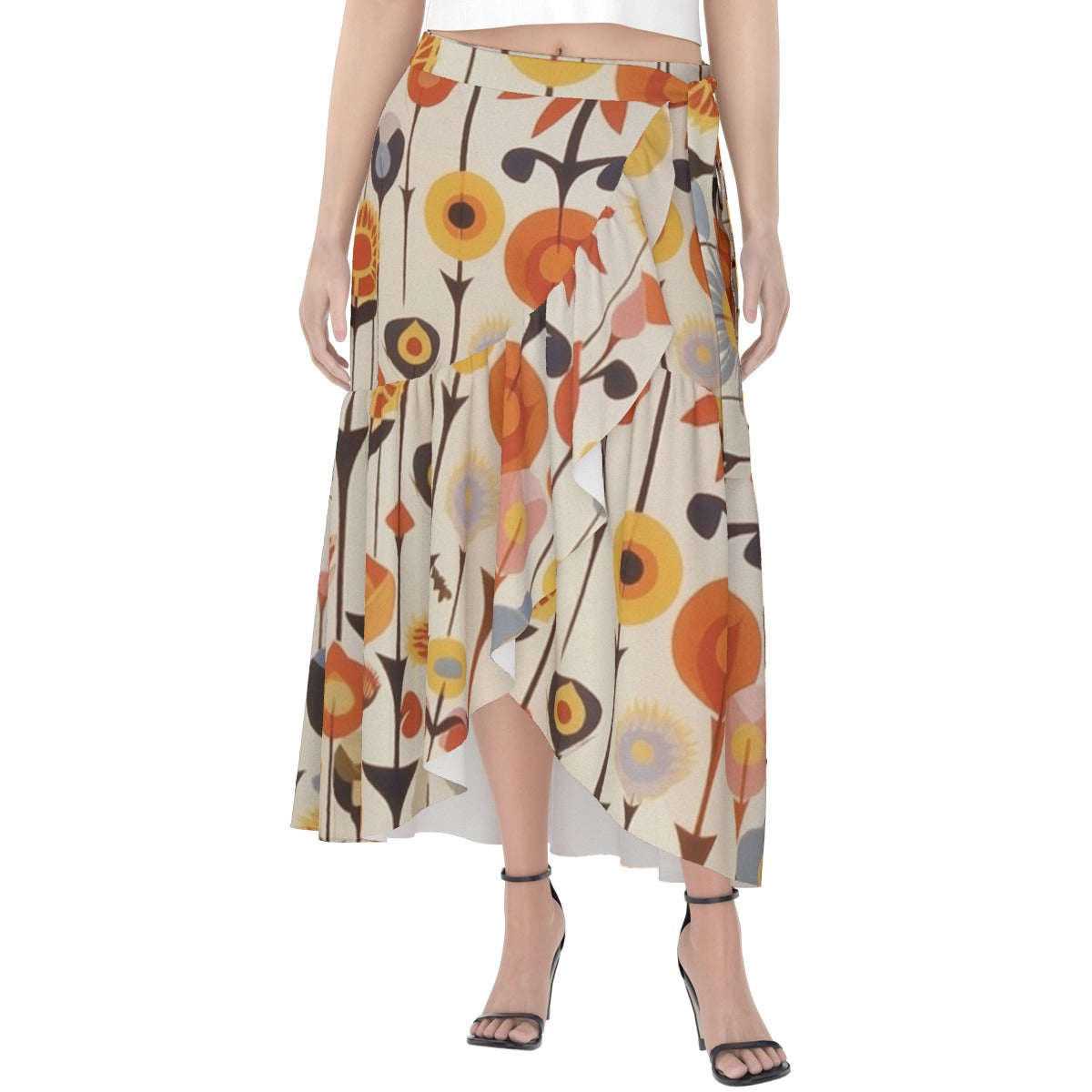 All-Over Print Women's Wrap Skirt