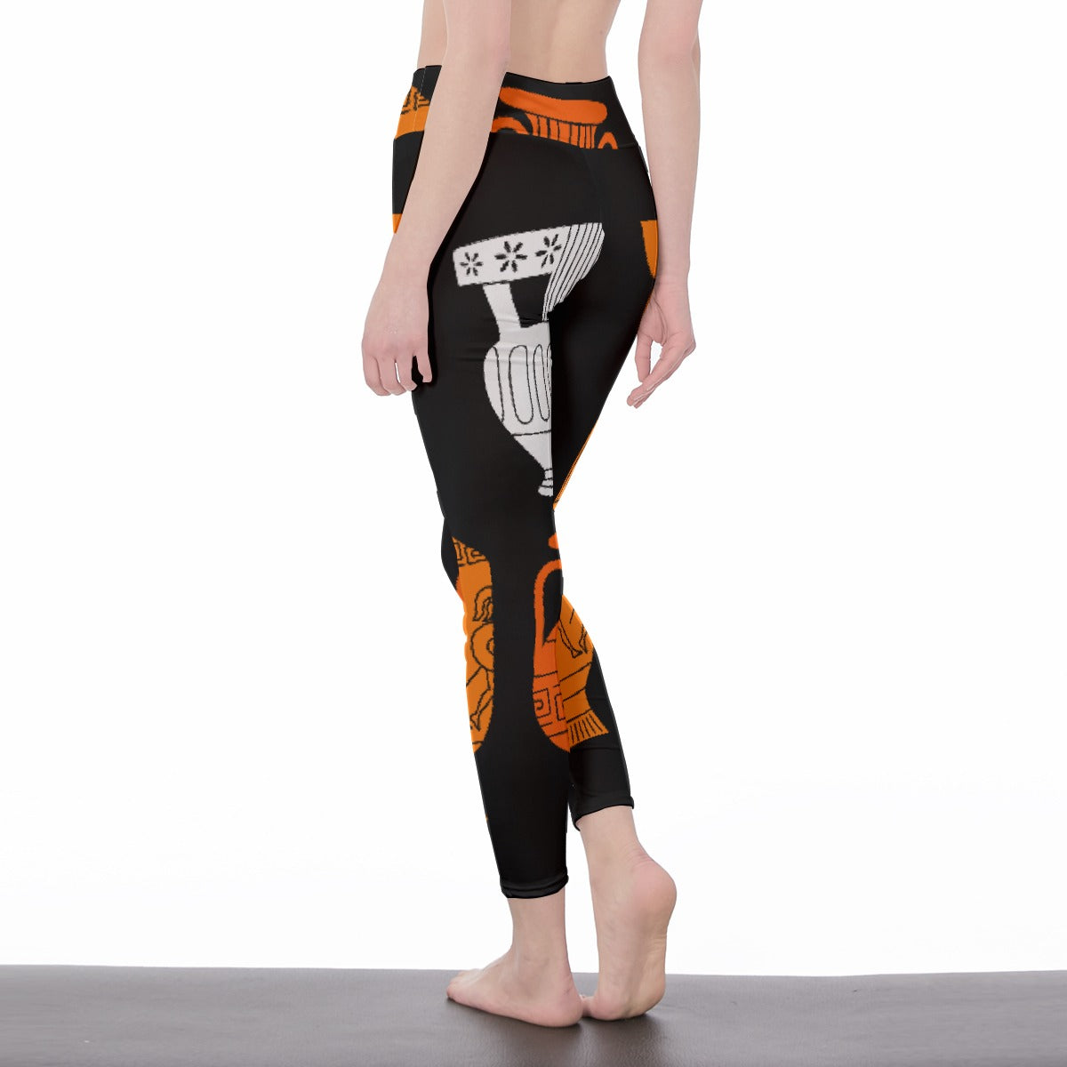 All-Over Print Women's High Waist Leggings | Side Stitch Closure