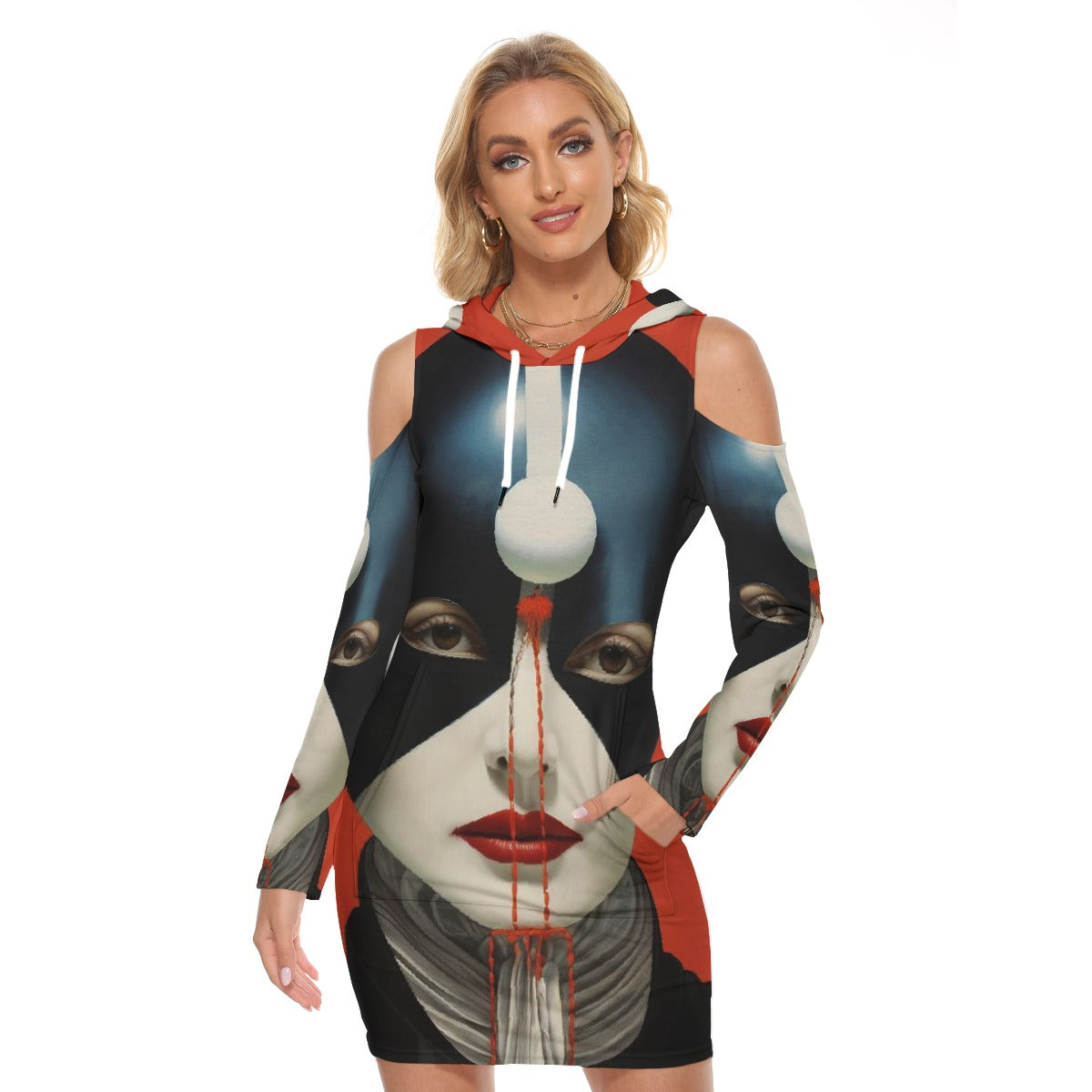 All-Over Print Women's Tight Dress