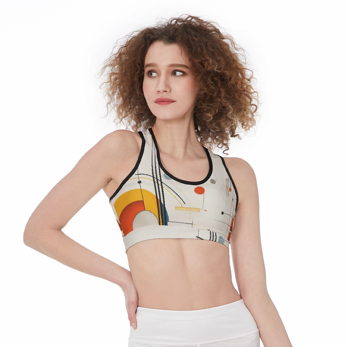 All-Over Print Sports Bra