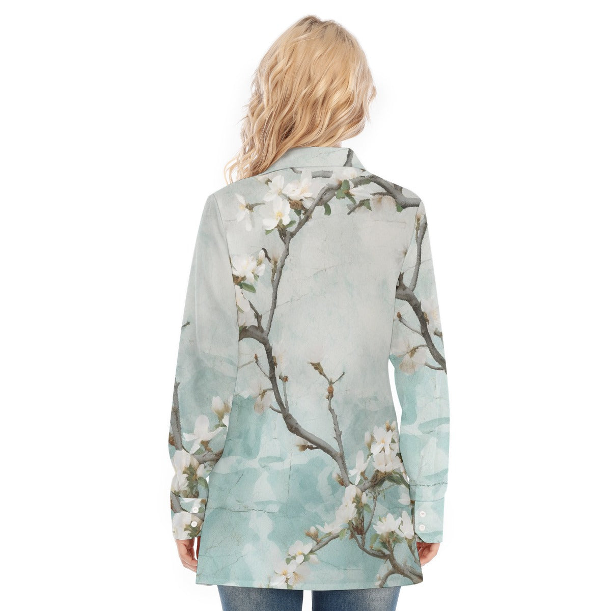 All-Over Print Women's Long Shirt