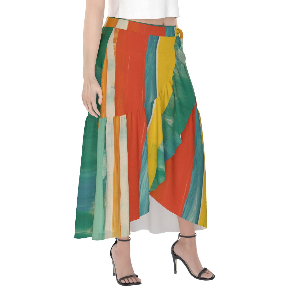 All-Over Print Women's Wrap Skirt