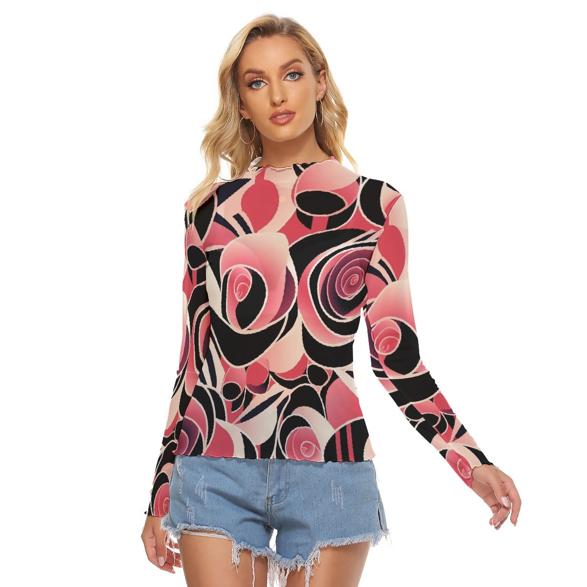 All-Over Print Women's Mesh T-shirt