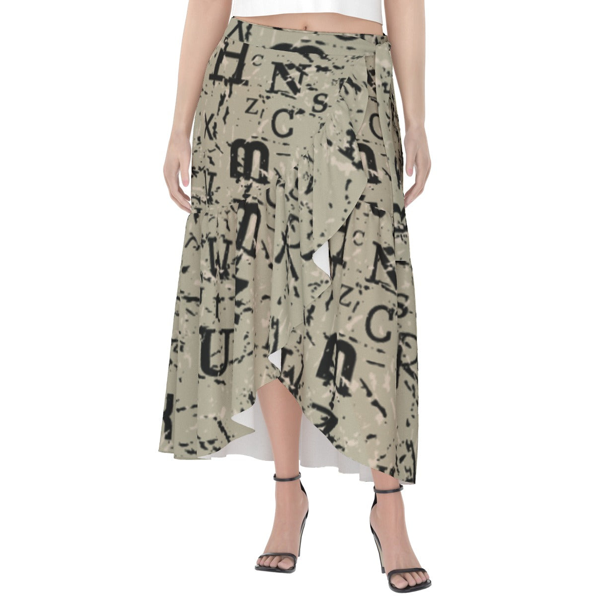 All-Over Print Women's Wrap Skirt