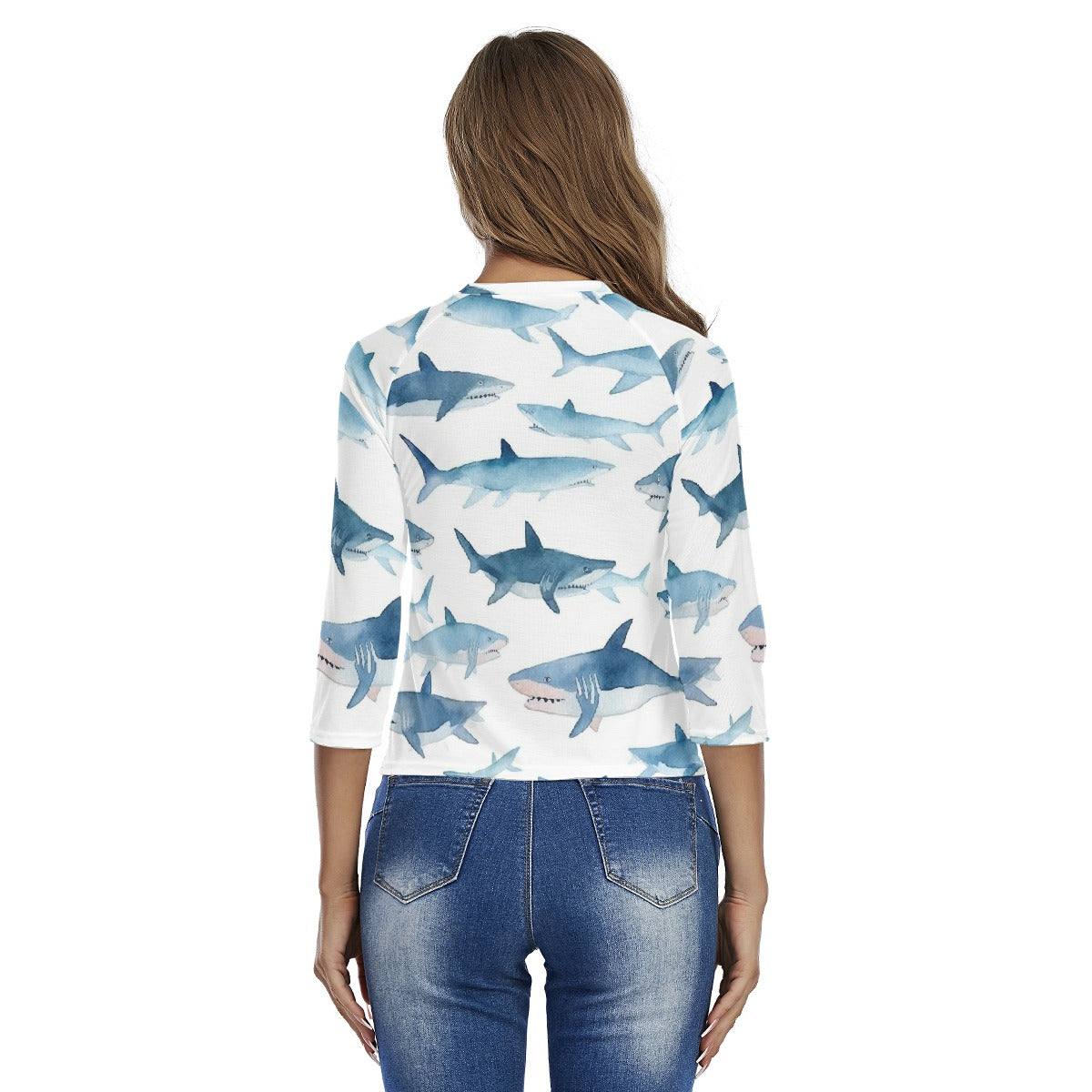 All-Over Print Women's Raglan Sleeves T-shirts