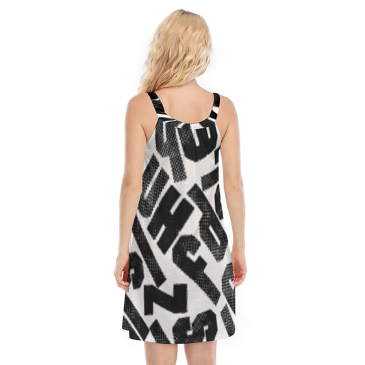 All-Over Print Women's Sleeveless Cami Dress