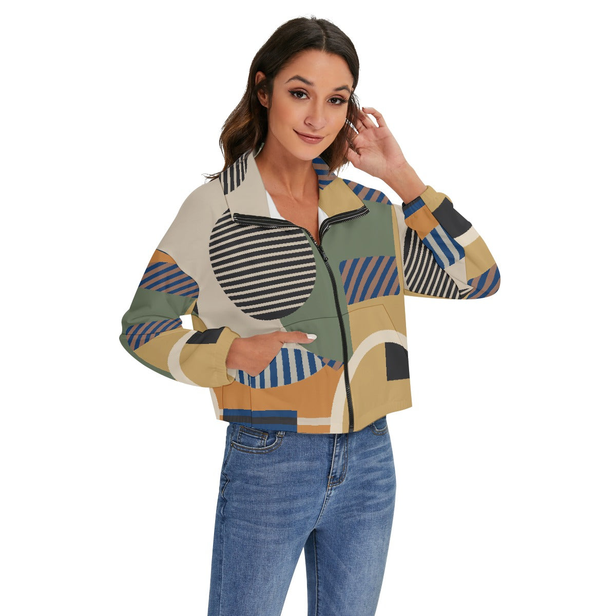 All-Over Print Women's Zip Jacket