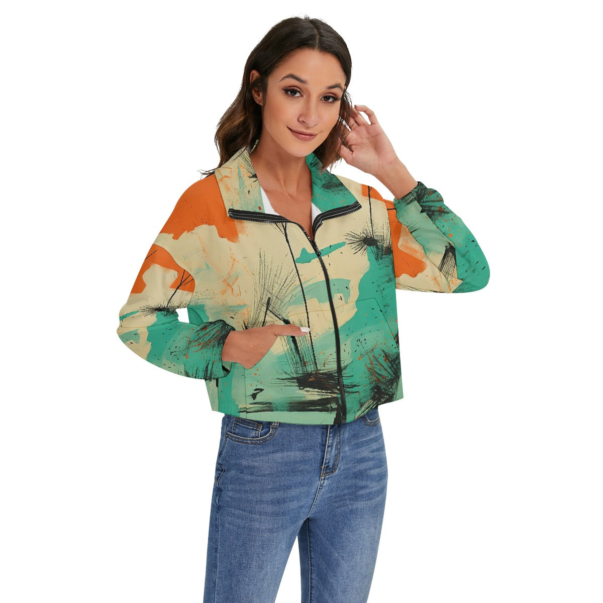 All-Over Print Women's Zip Jacket