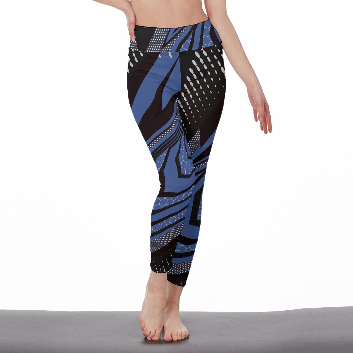 All-Over Print Women's High Waist Leggings | Side Stitch Closure