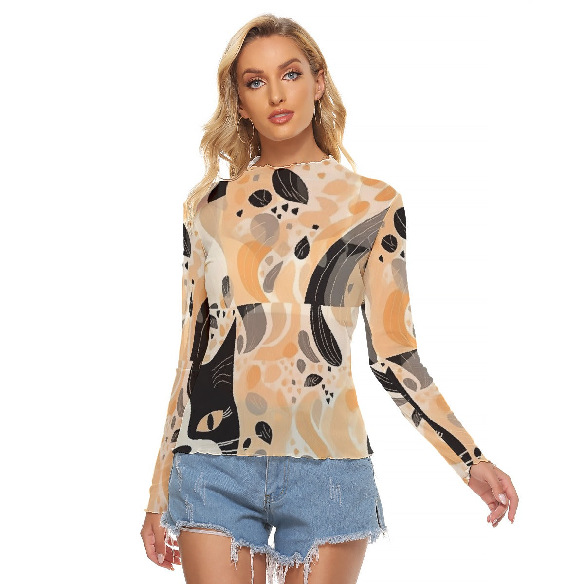 All-Over Print Women's Mesh T-shirt