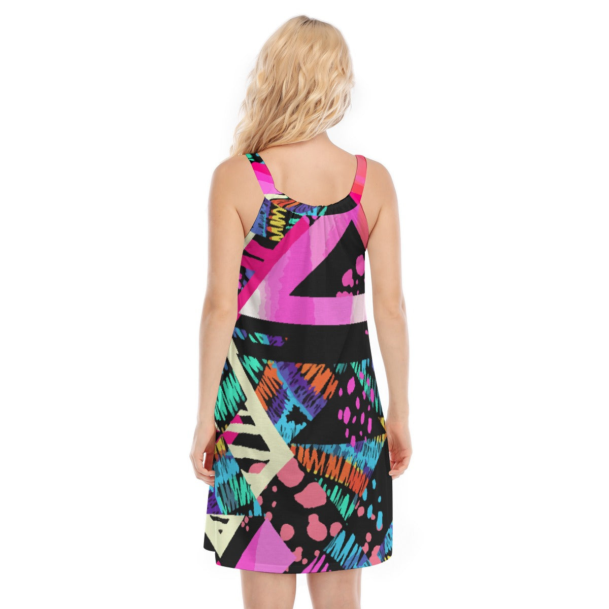 All-Over Print Women's Sleeveless Cami Dress