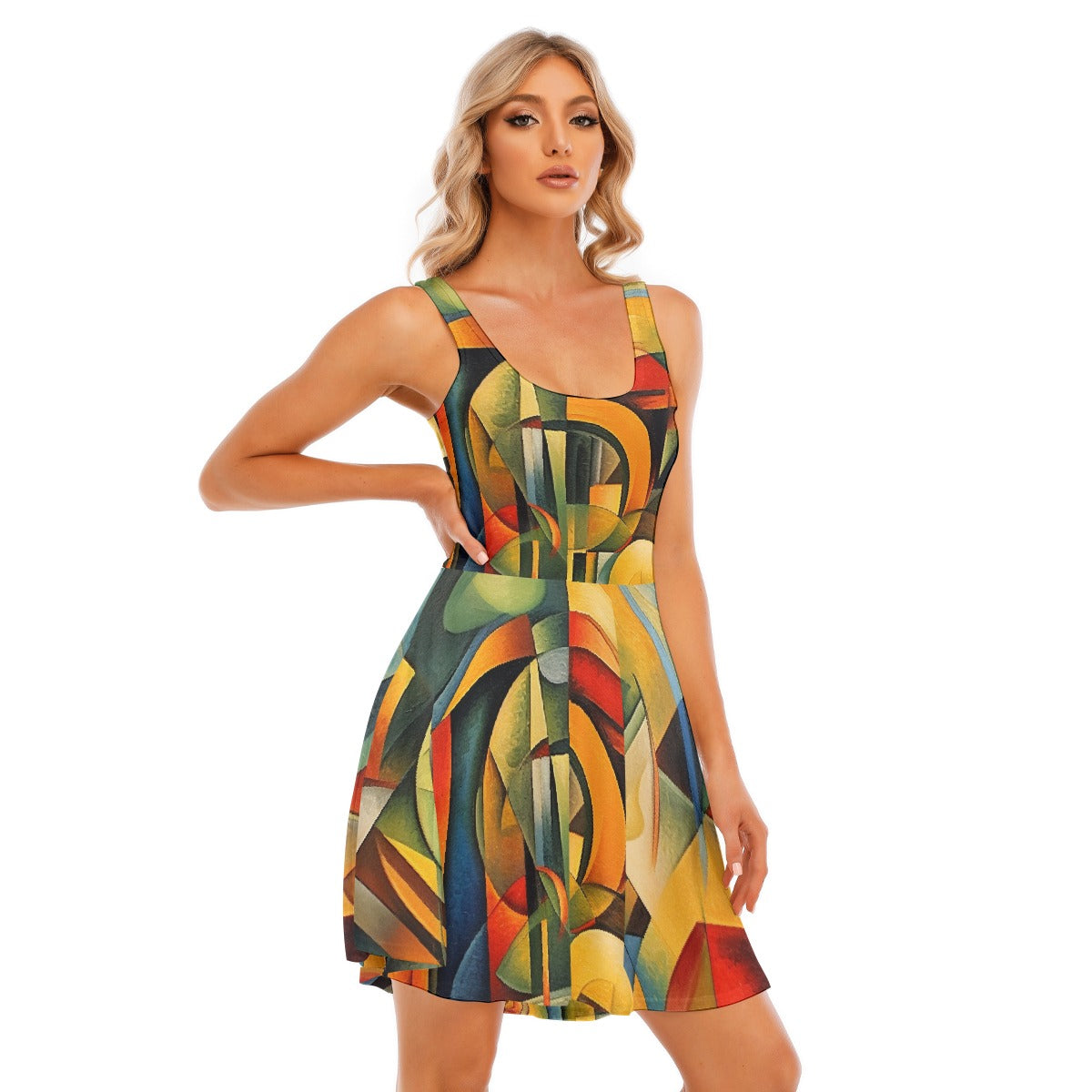 All-Over Print Women's Tank Vest Dress