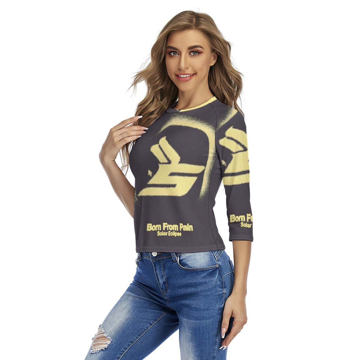 All-Over Print Women's Raglan Sleeves T-shirts