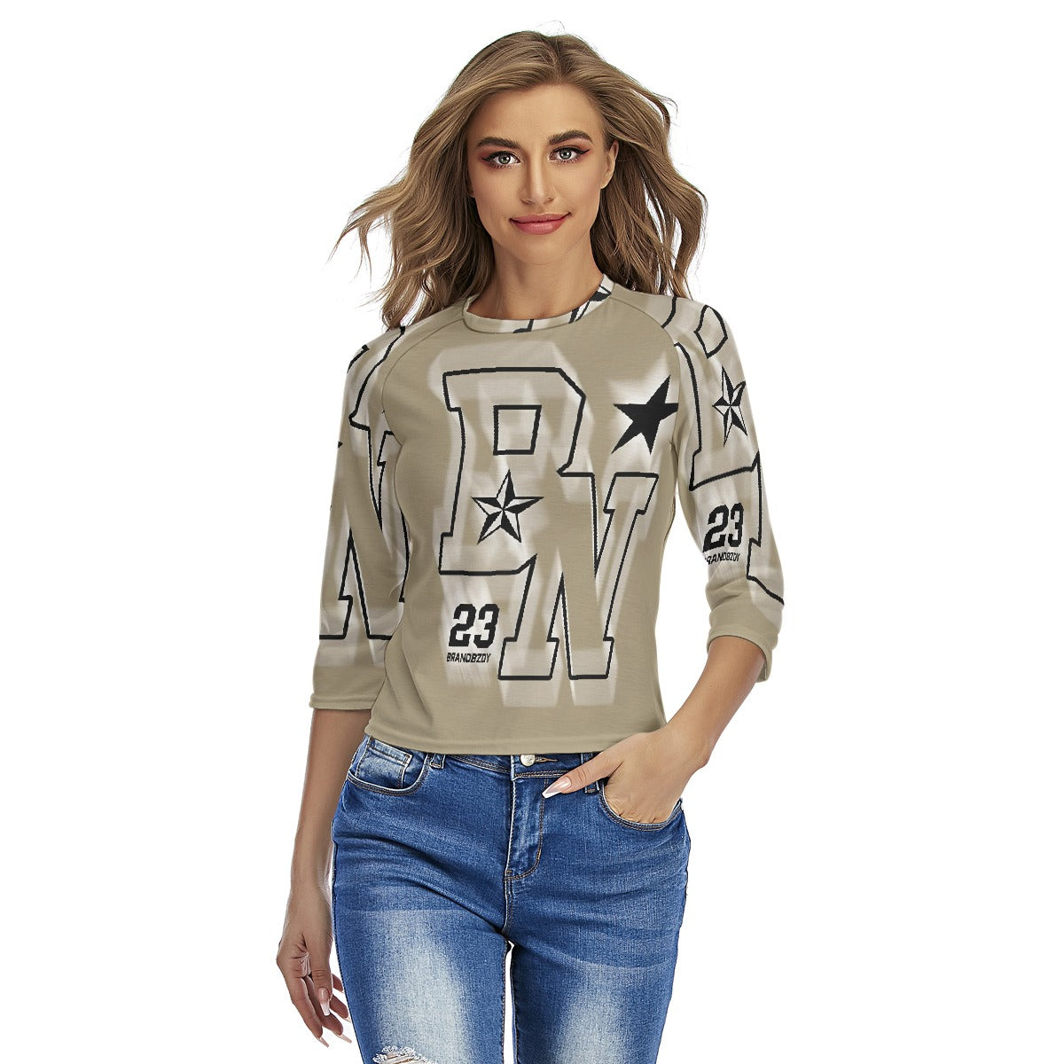 All-Over Print Women's Raglan Sleeves T-shirts