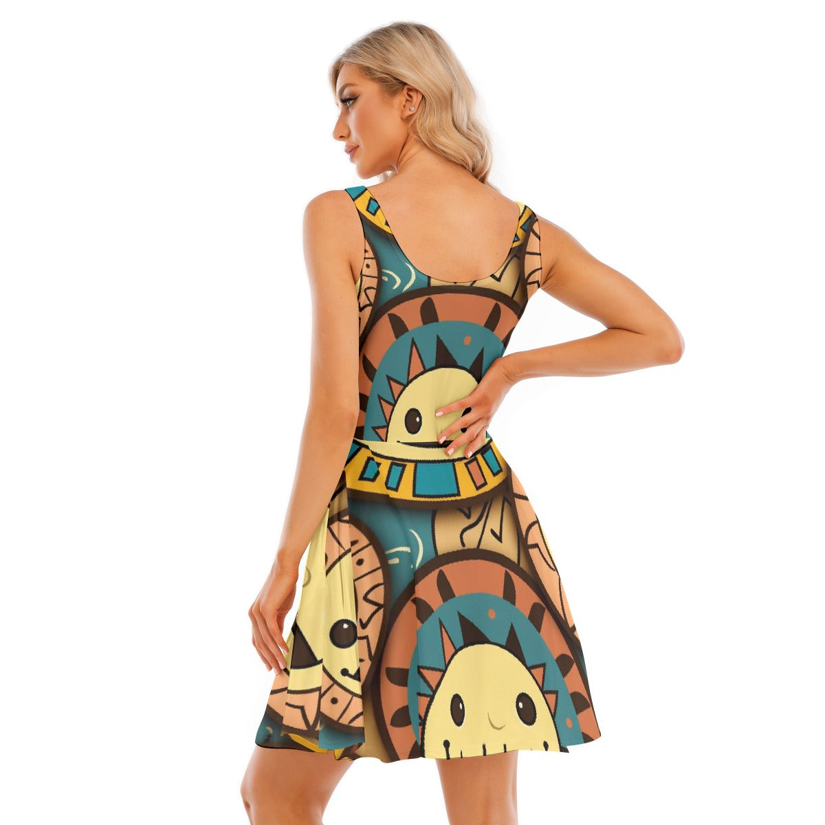 All-Over Print Women's Tank Vest Dress