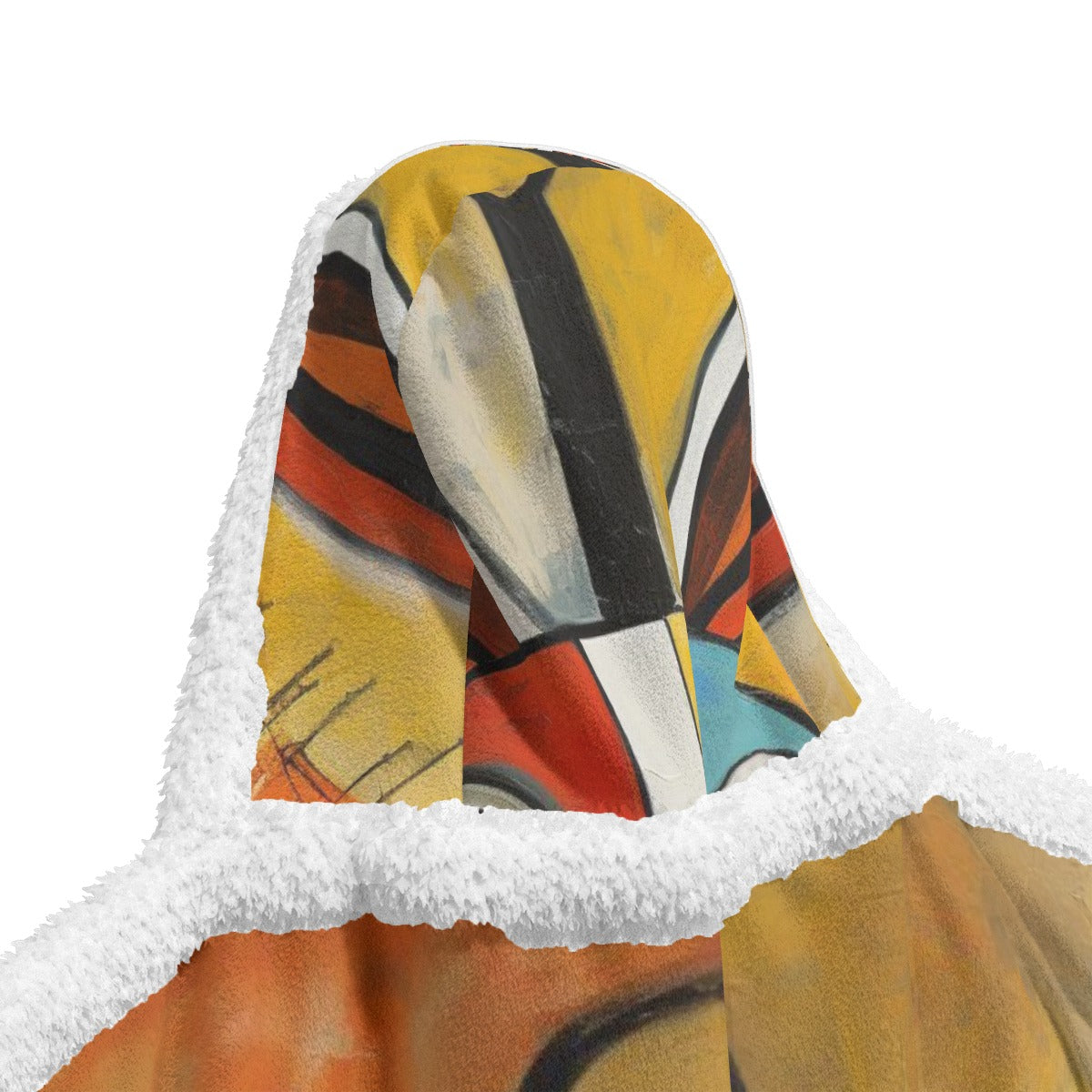 All-Over Print Unisex Wearable Hooded Blanket