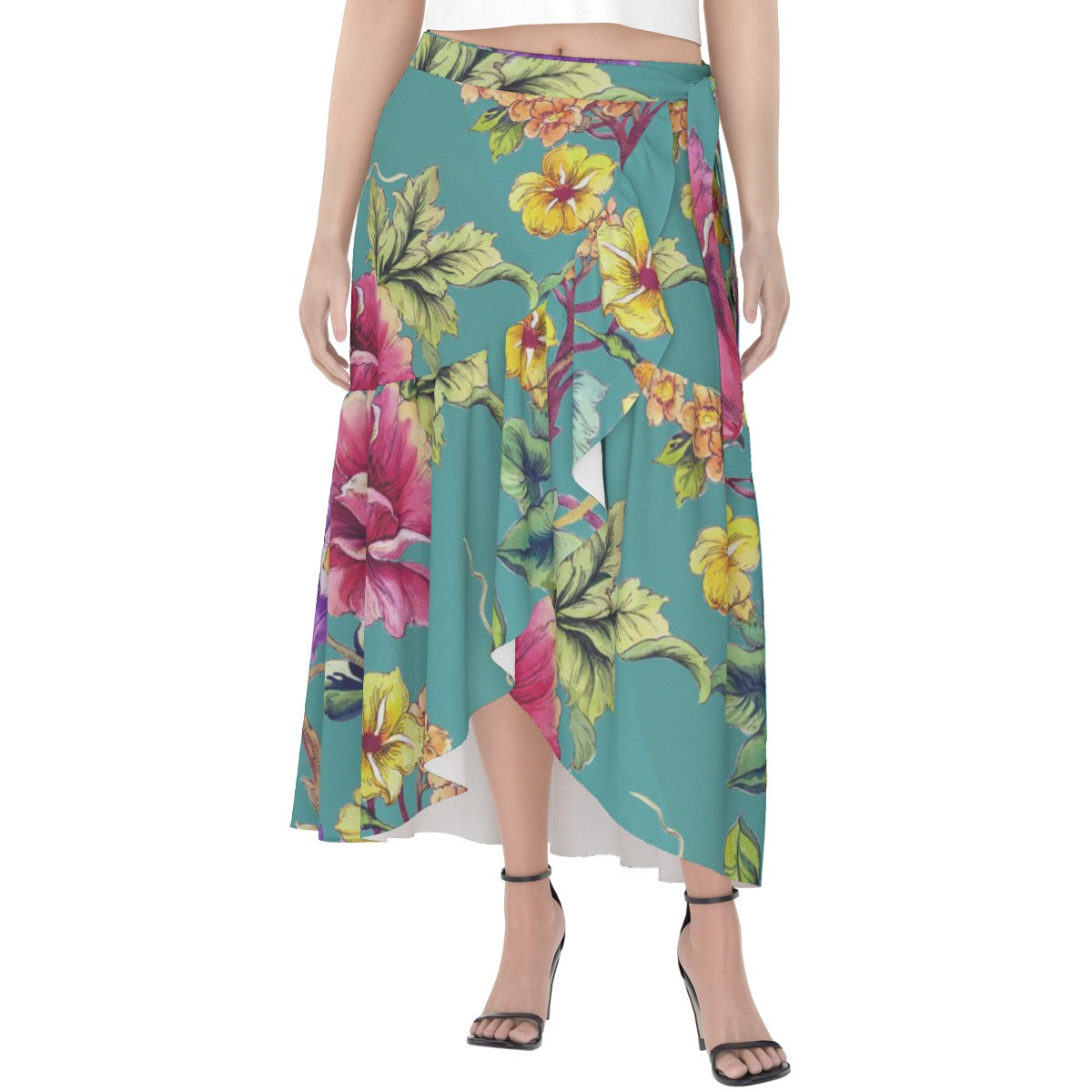 All-Over Print Women's Wrap Skirt