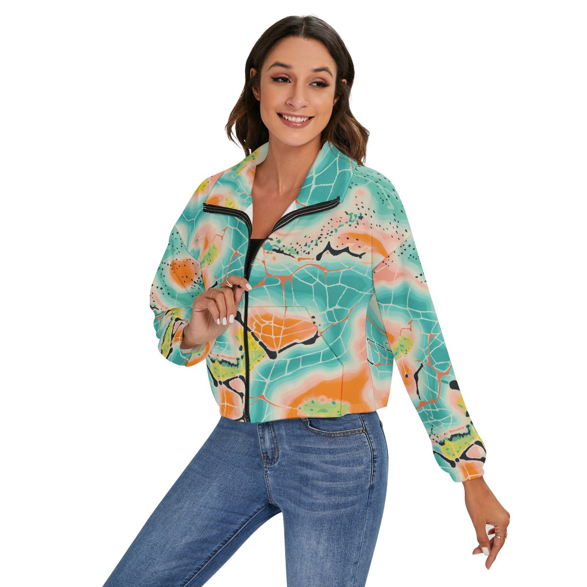 All-Over Print Women's Zip Jacket