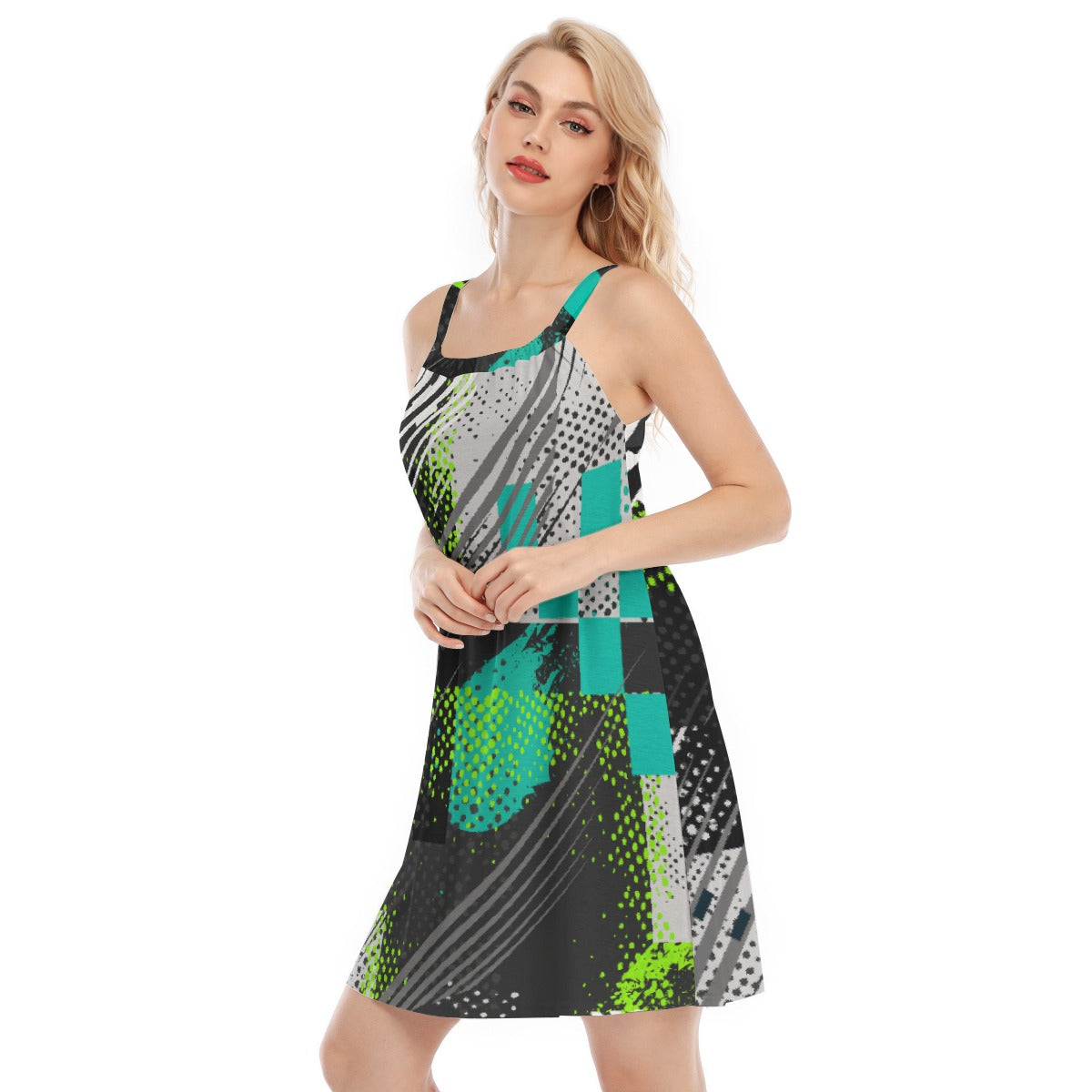 All-Over Print Women's Sleeveless Cami Dress