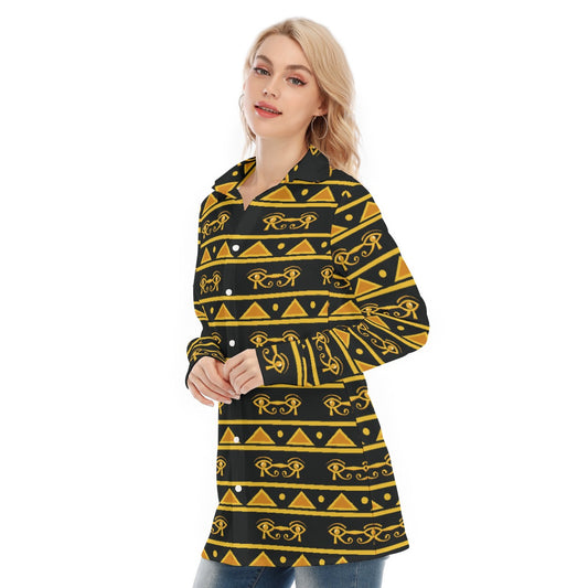 All-Over Print Women's Long Shirt