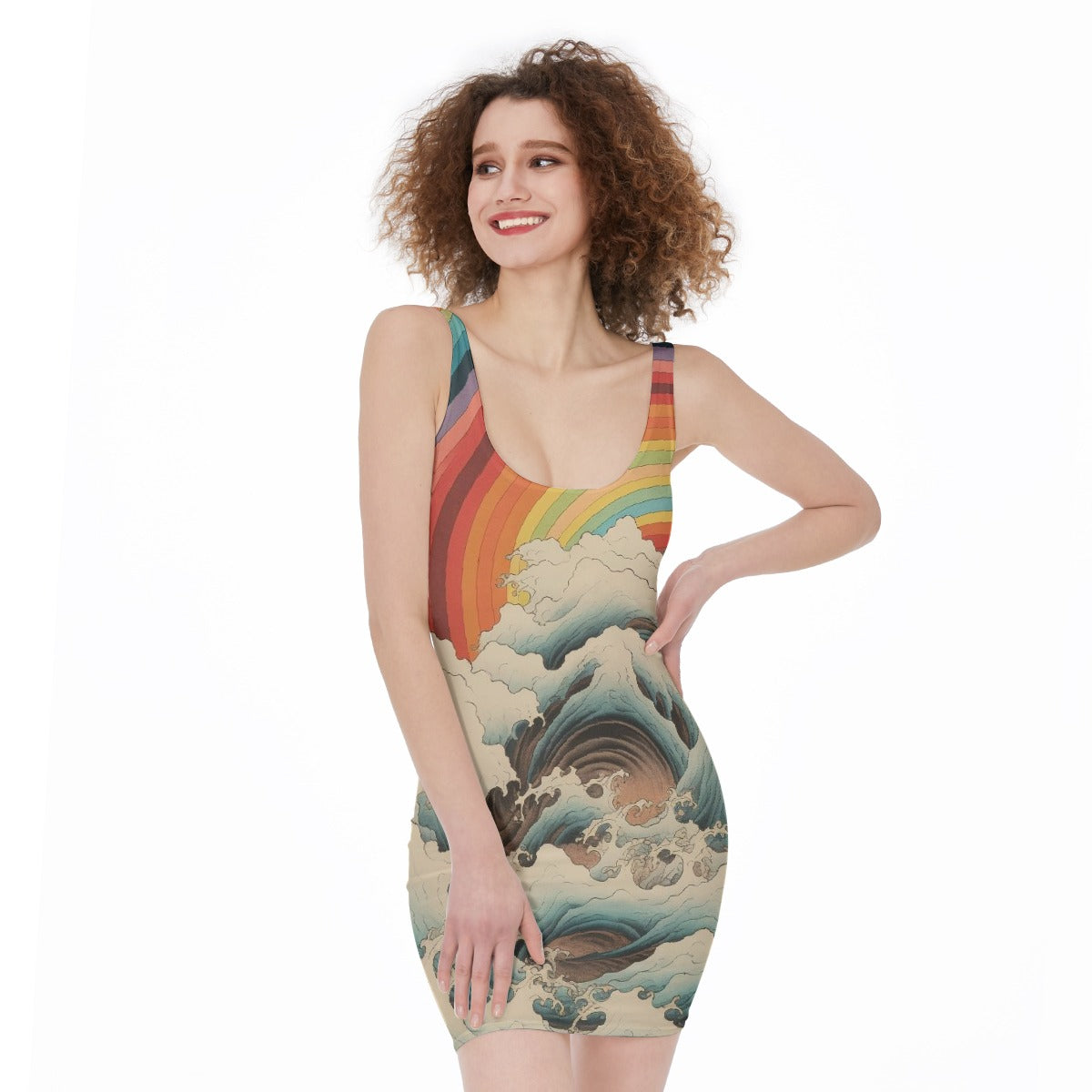 All-Over Print Women's Bodycon Dress