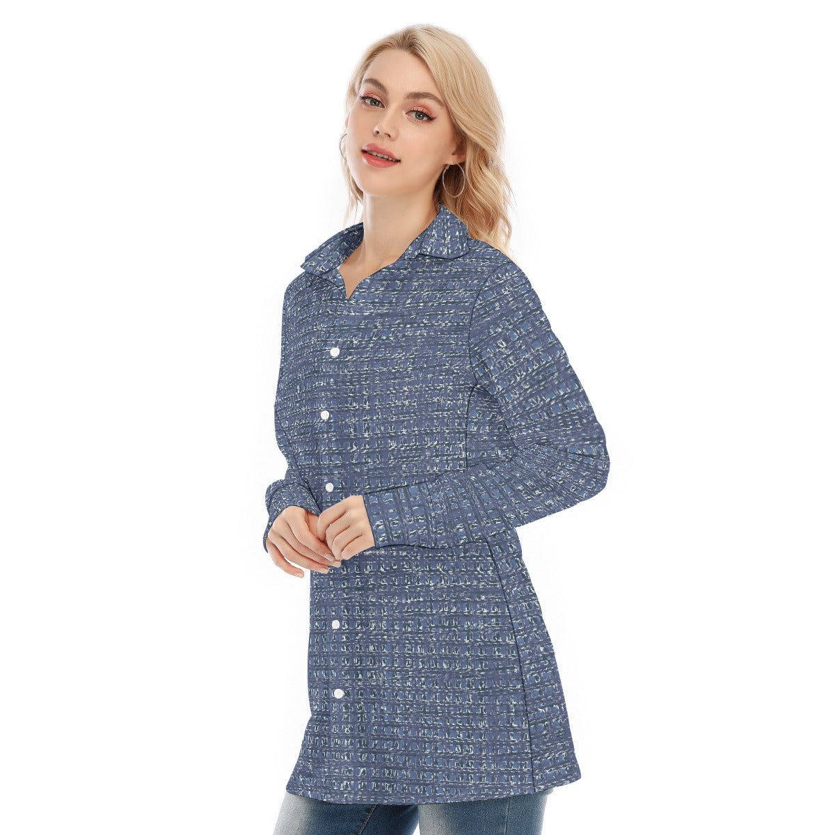 All-Over Print Women's Long Shirt