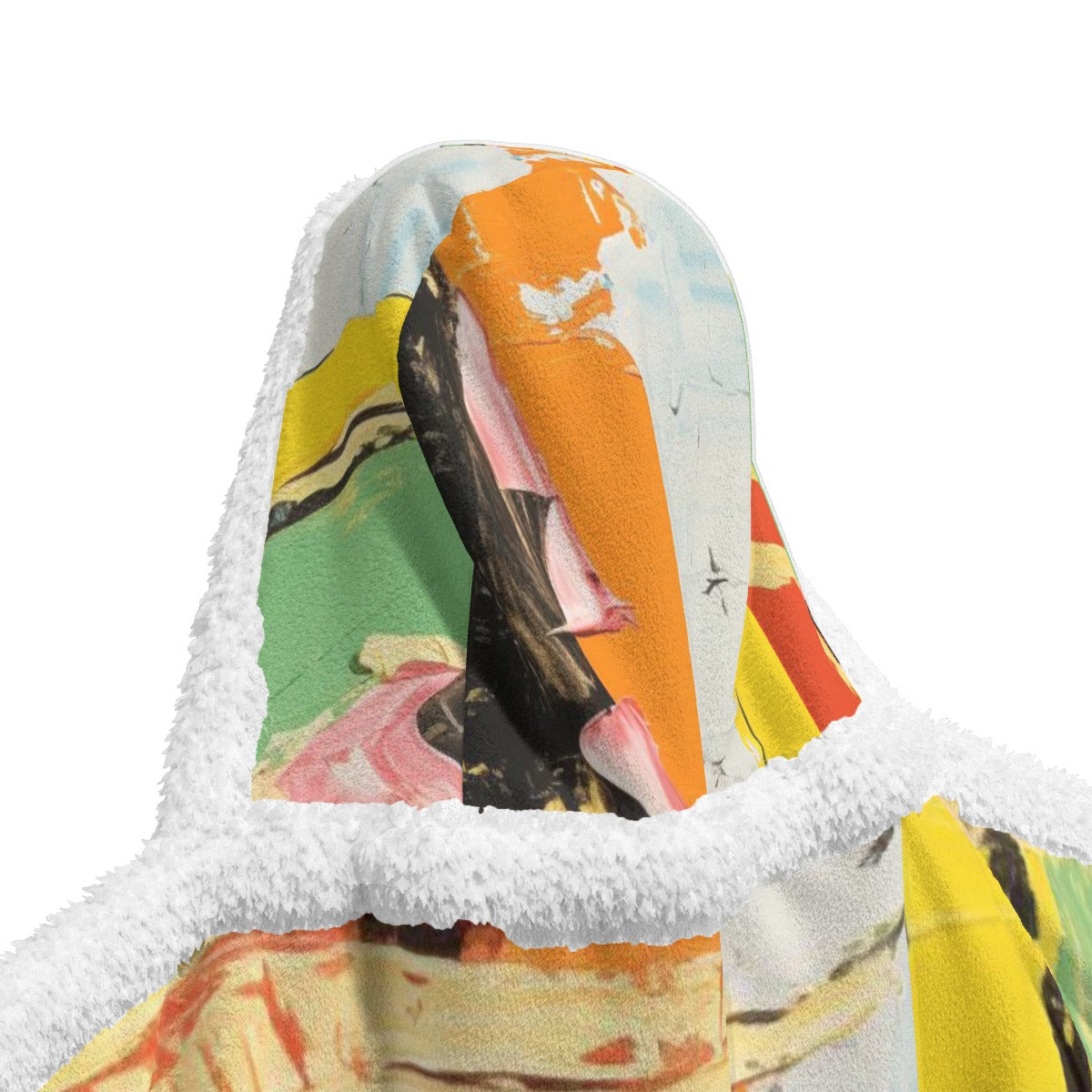 All-Over Print Unisex Wearable Hooded Blanket