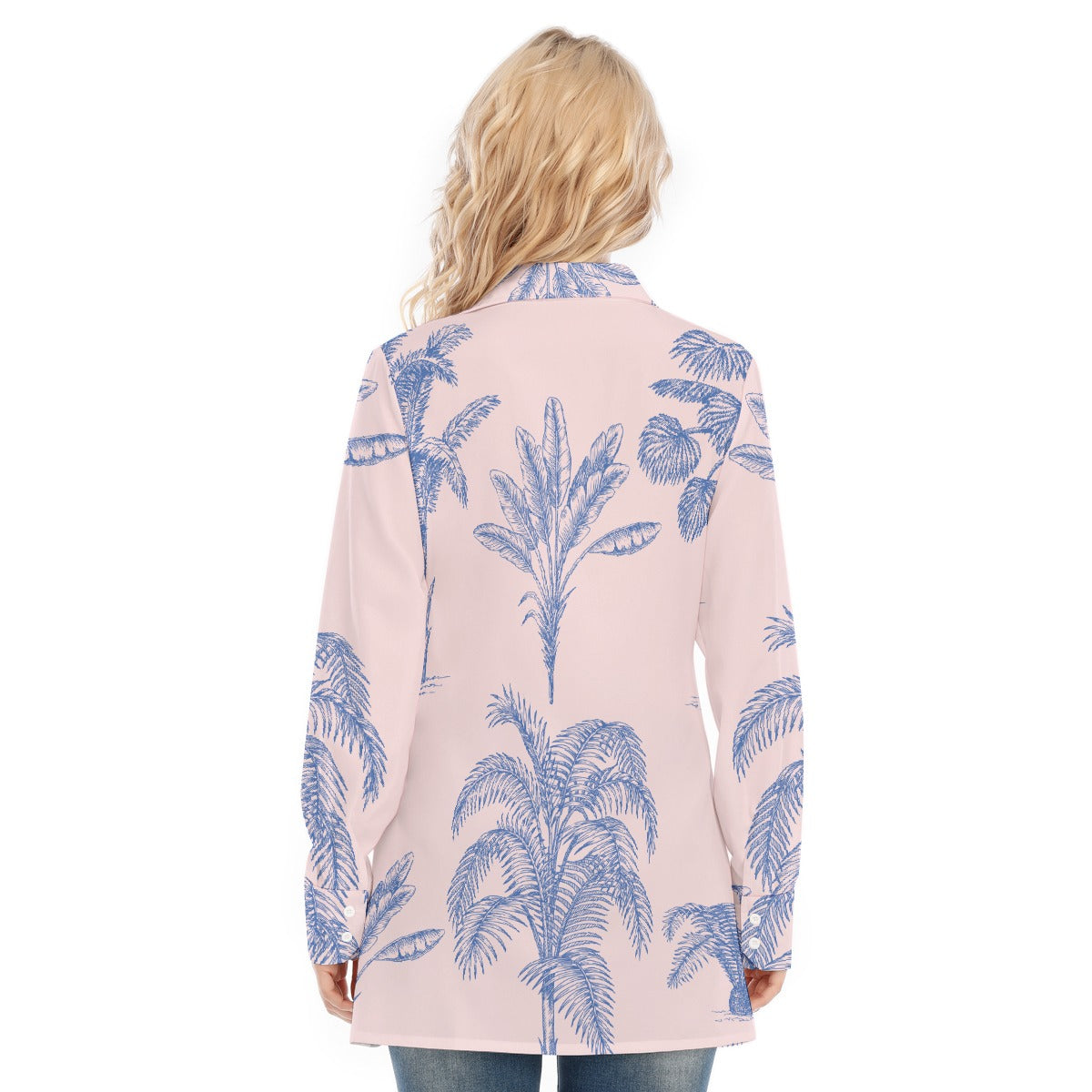 All-Over Print Women's Long Shirt