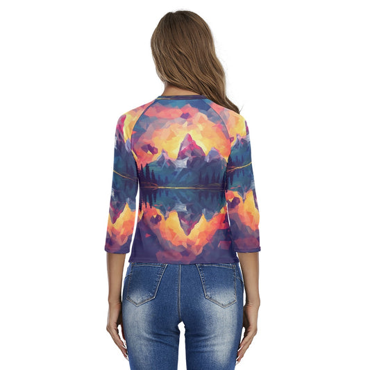 All-Over Print Women's Raglan Sleeves T-shirts