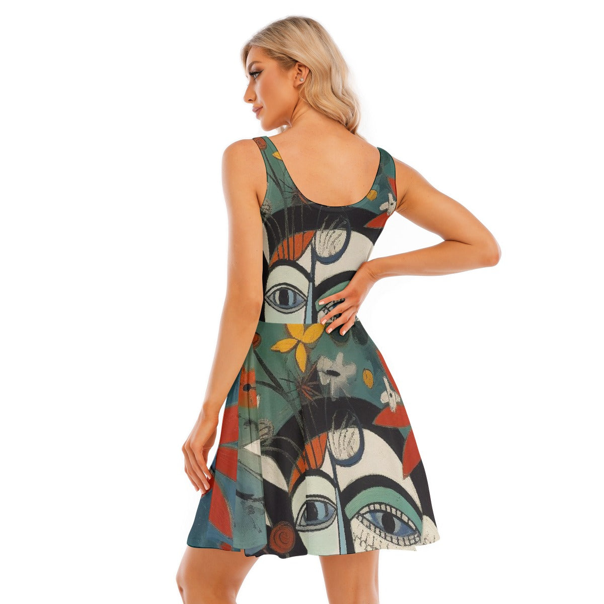 All-Over Print Women's Tank Vest Dress