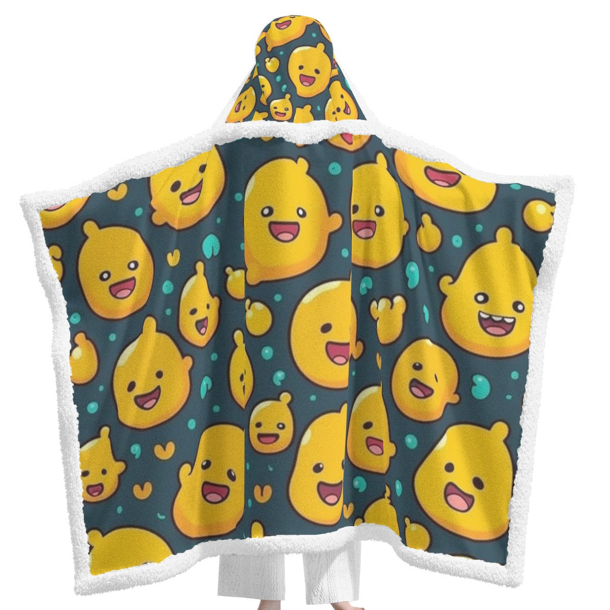 All-Over Print Unisex Wearable Hooded Blanket