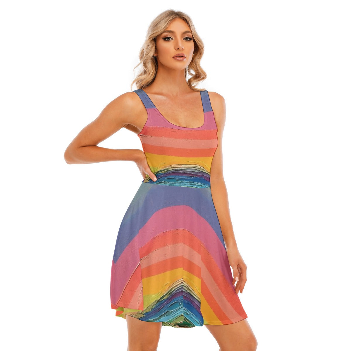 All-Over Print Women's Tank Vest Dress