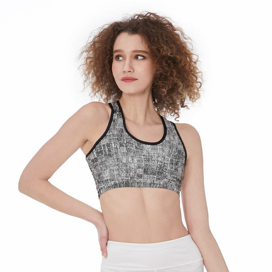 All-Over Print Sports Bra