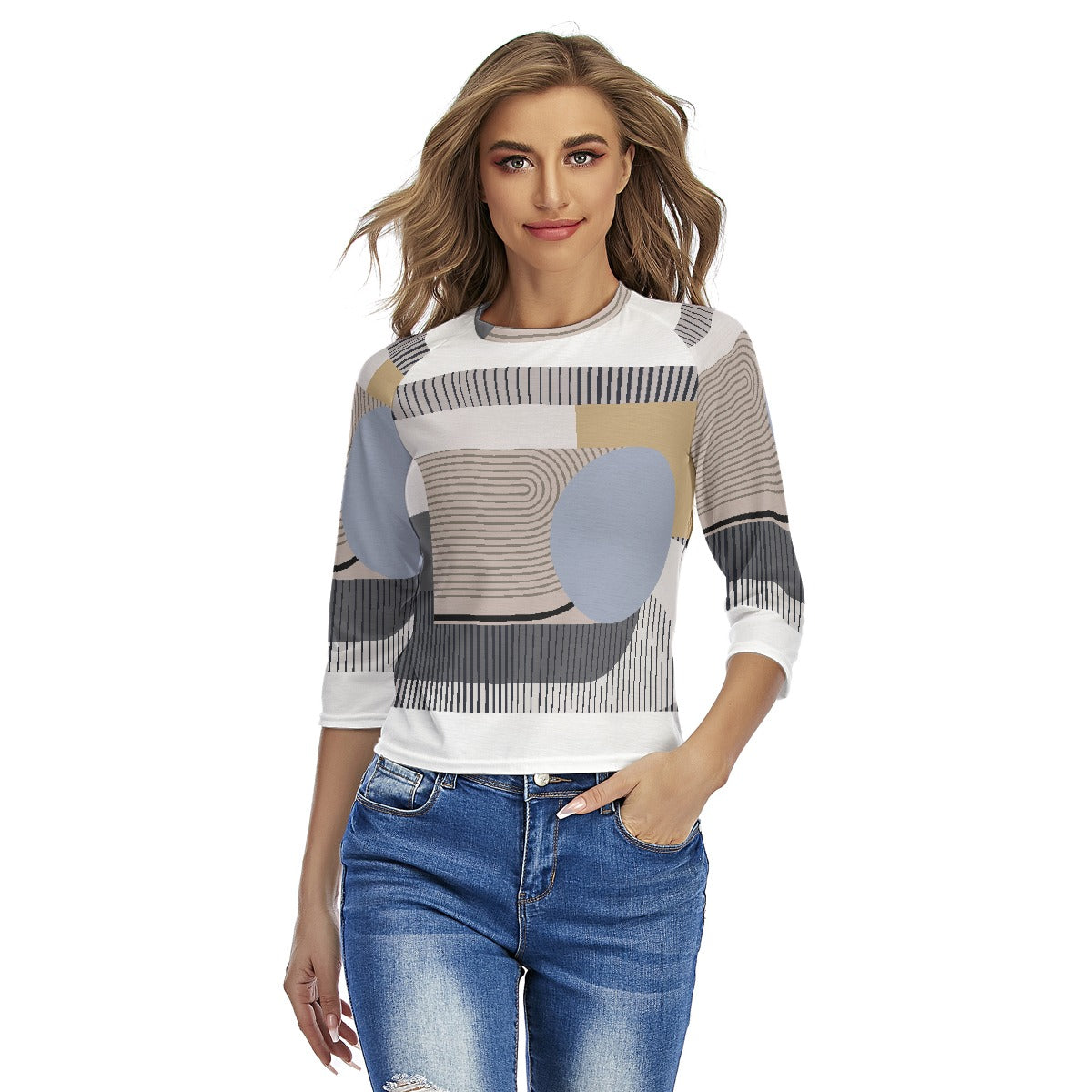 All-Over Print Women's Raglan Sleeves T-shirts