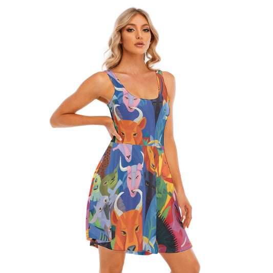 All-Over Print Women's Tank Vest Dress