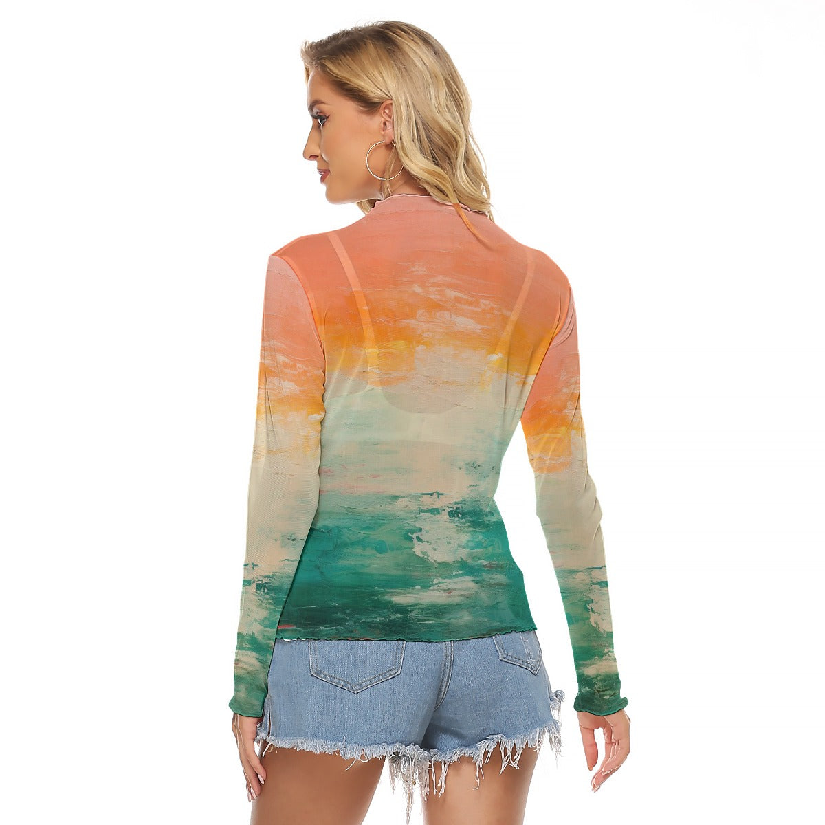 All-Over Print Women's Mesh T-shirt