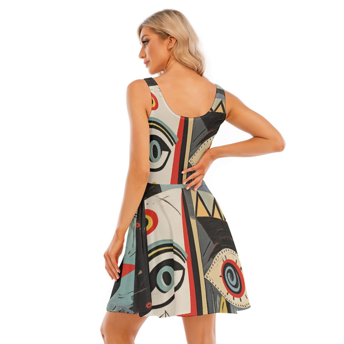 All-Over Print Women's Tank Vest Dress