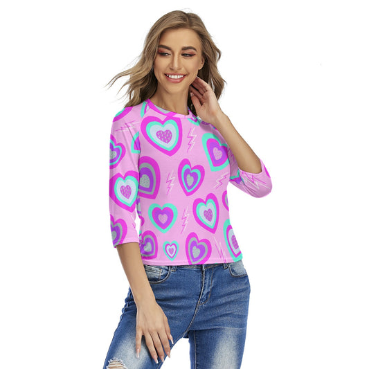 All-Over Print Women's Raglan Sleeves T-shirts