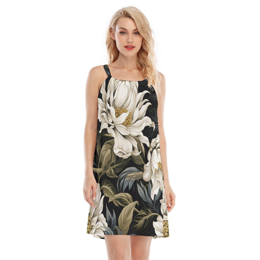 All-Over Print Women's O-neck Cami Dress