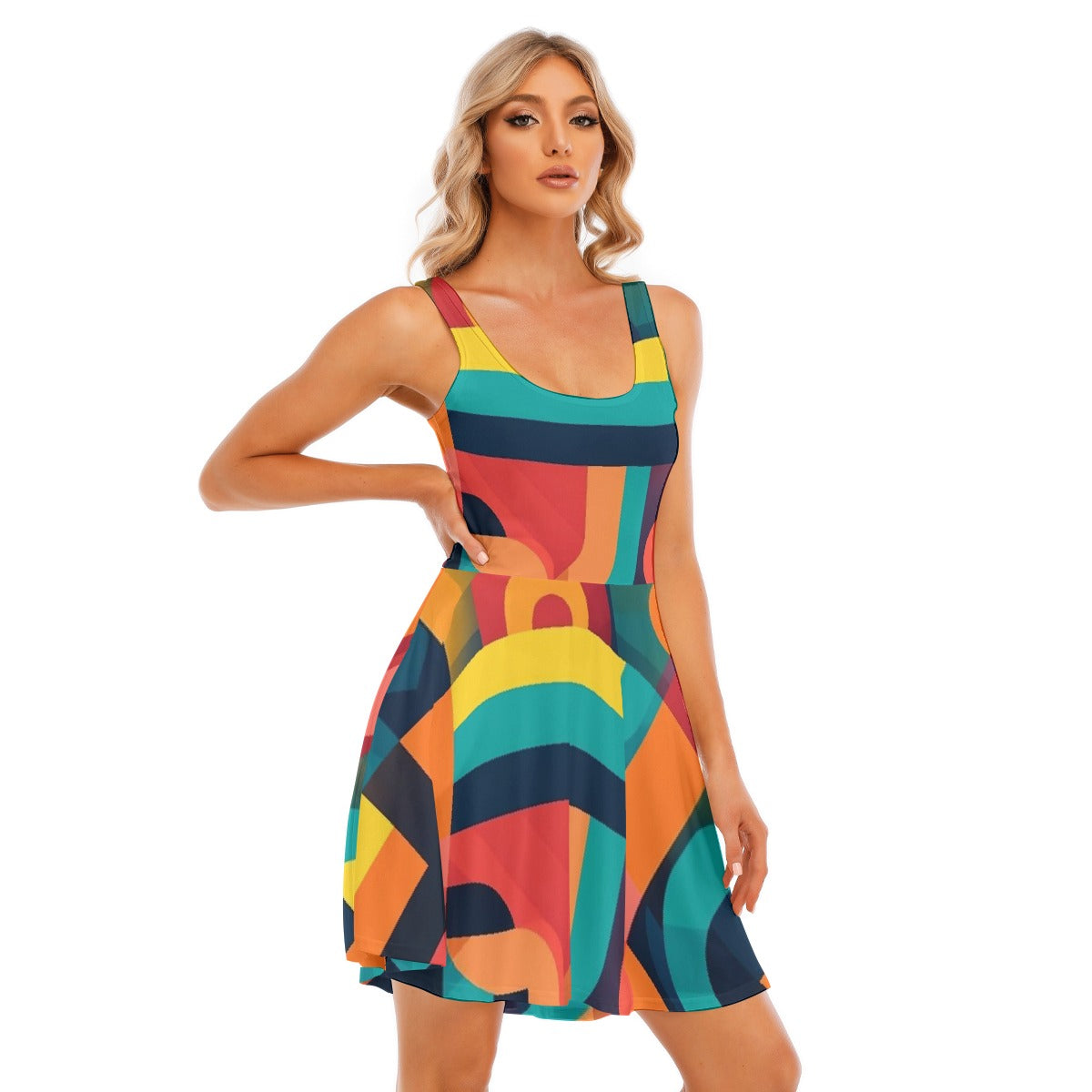 All-Over Print Women's Tank Vest Dress