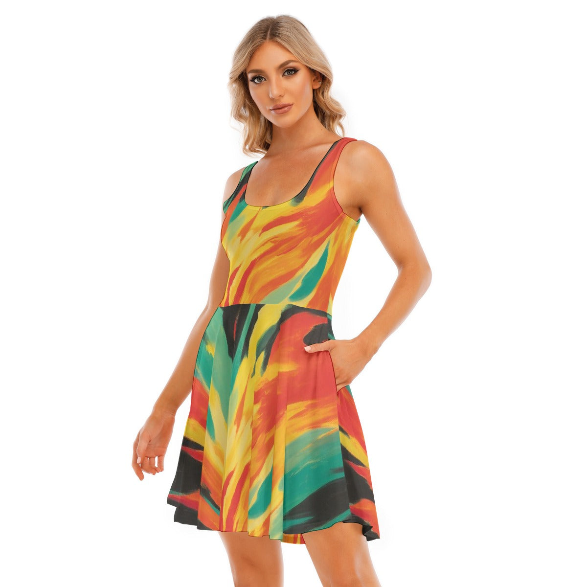 All-Over Print Women's Tank Vest Dress