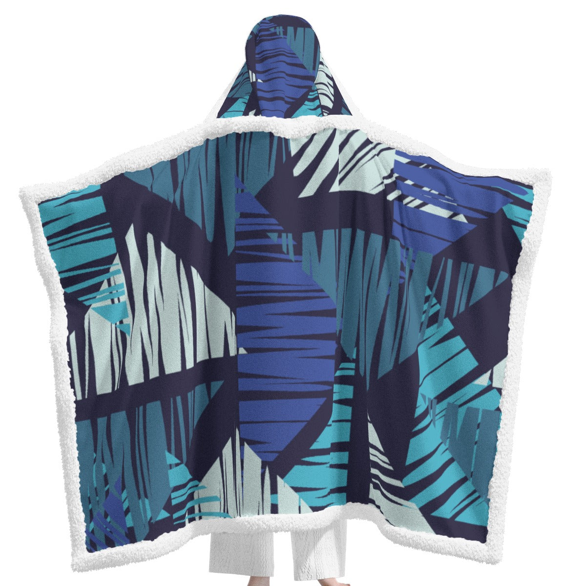 All-Over Print Unisex Wearable Hooded Blanket