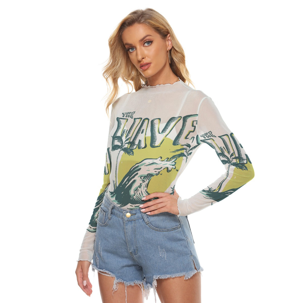 All-Over Print Women's Mesh T-shirt