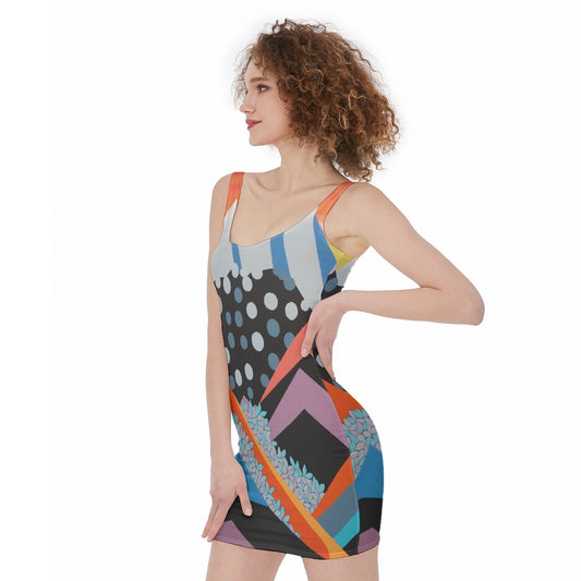 All-Over Print Women's Bodycon Dress